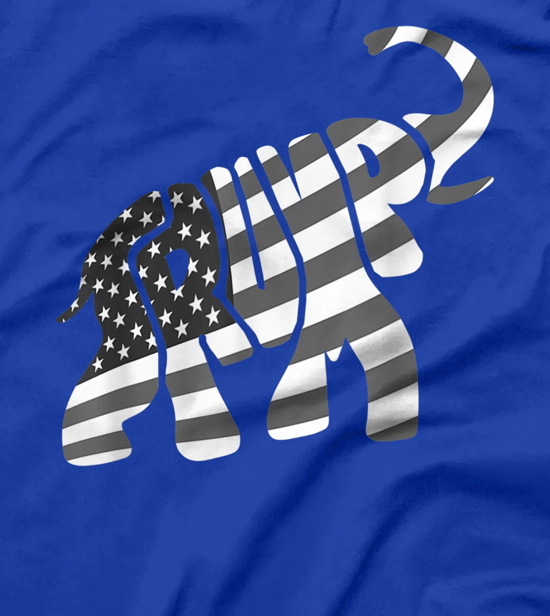 Cute Trump Gift | Proud American Flag Elephant For Men Women T-Shirt