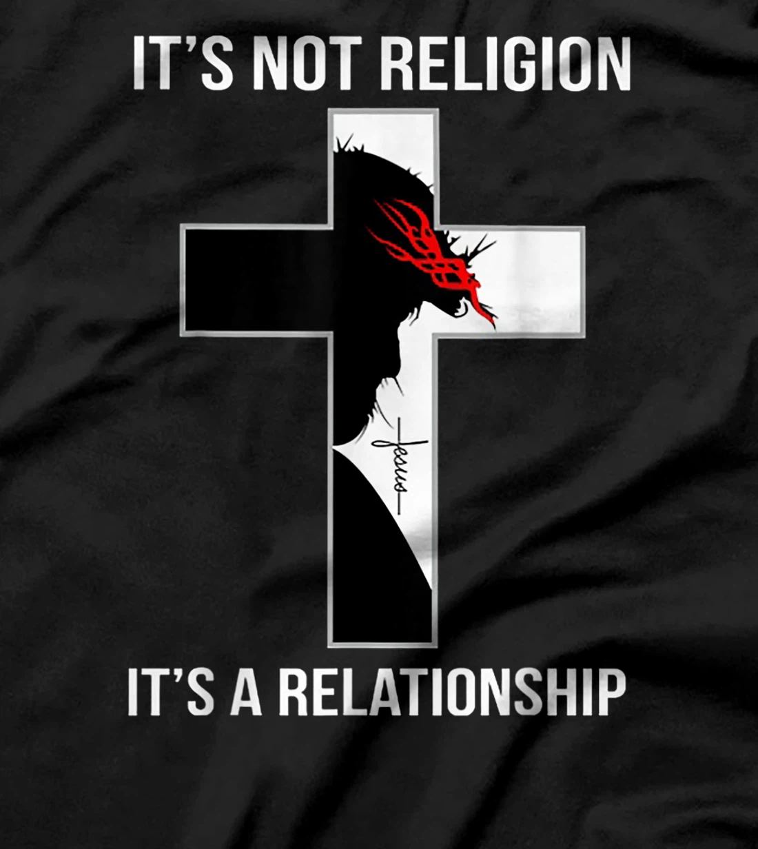 It's Not Religion It's A Relationship Trump Cross T-Shirt