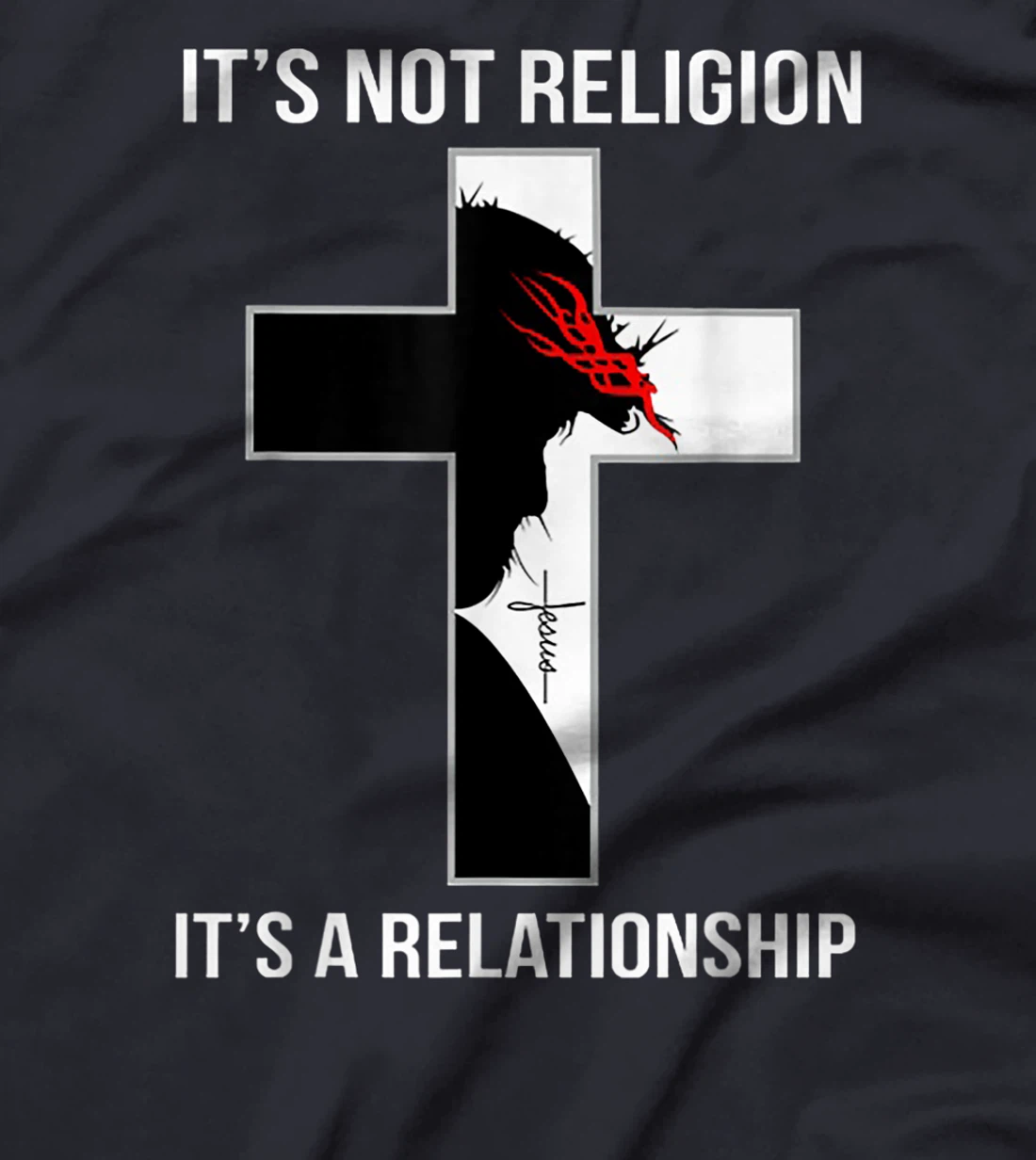 It's Not Religion It's A Relationship Trump Cross T-Shirt