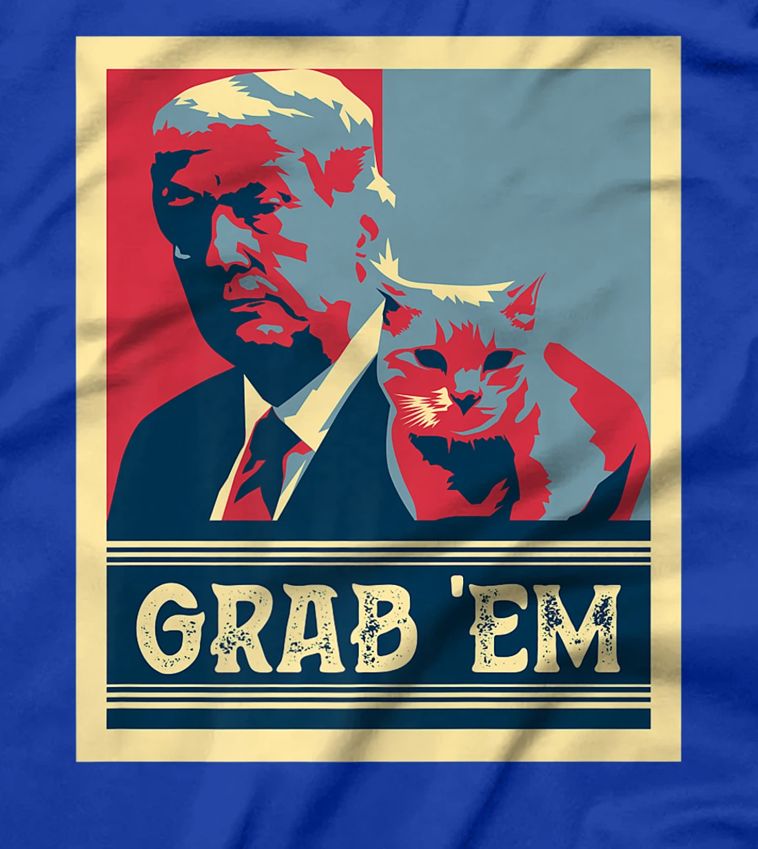 Grab Em Vote Pro Donald Trump Cat Republican Conservative Premium T-Shirt