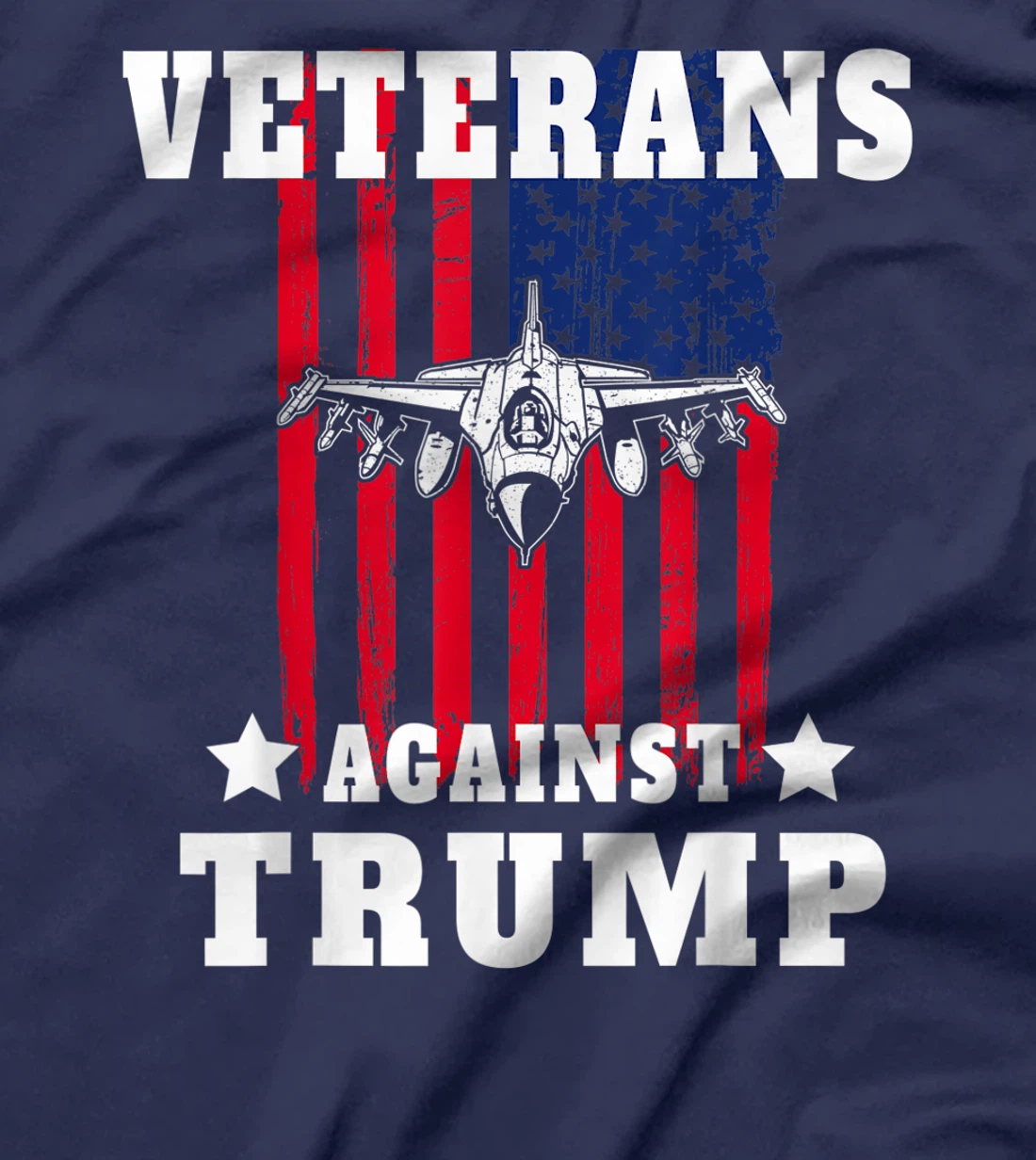 Veterans Against Trump Anti Trump Military Gifts T-Shirt