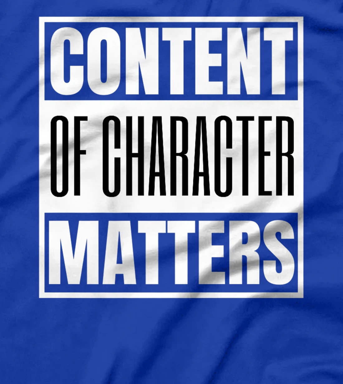 Content of Character Matters Conservative Trump Uncle Tom Premium T-Shirt