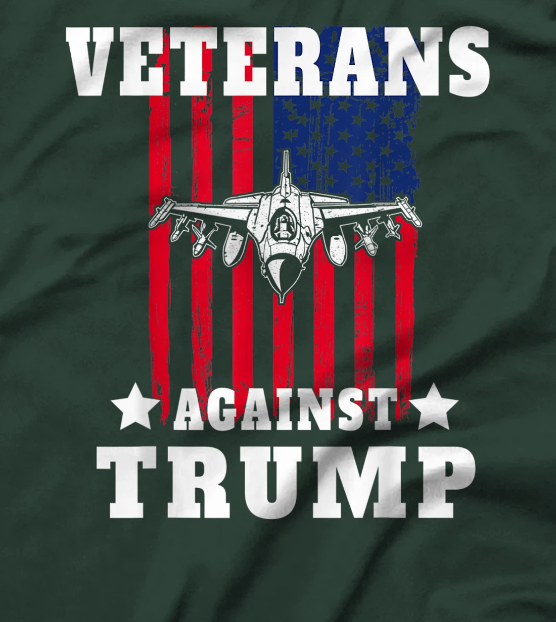 Veterans Against Trump Anti Trump Military Gifts T-Shirt
