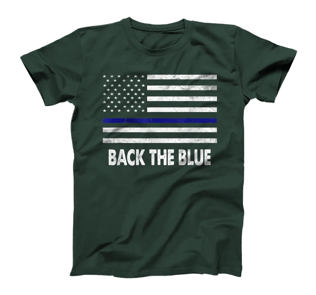Back The Blue Shirt Pro-Trump Thin Blue Line Lives Matters T-Shirt