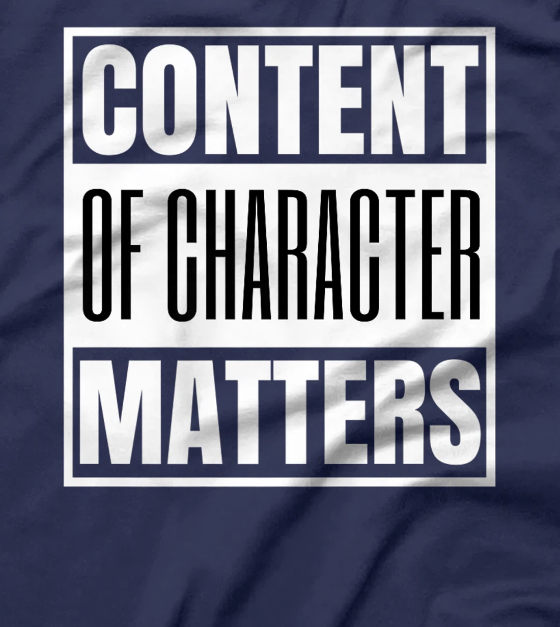 Content of Character Matters Conservative Trump Uncle Tom Premium T-Shirt
