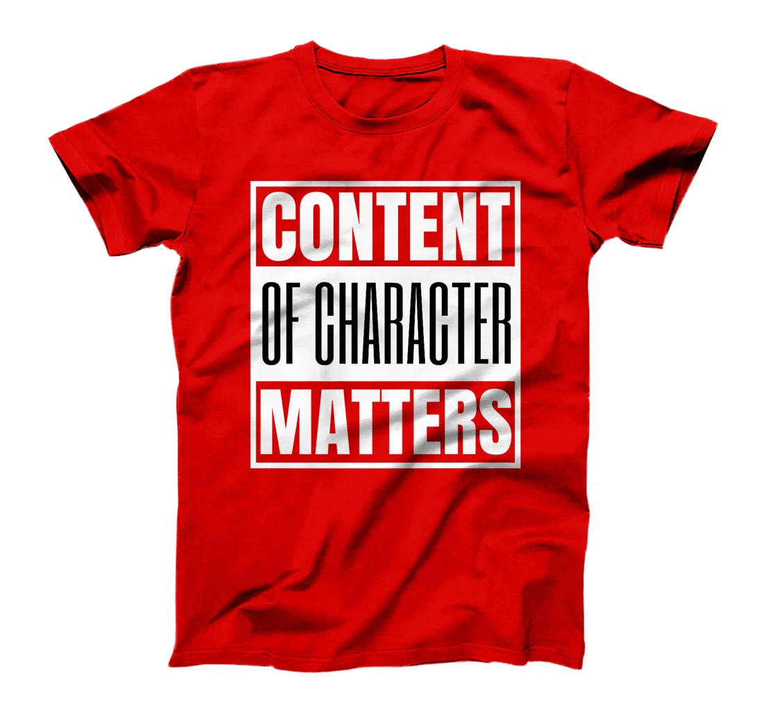Content of Character Matters Conservative Trump Uncle Tom Premium T-Shirt