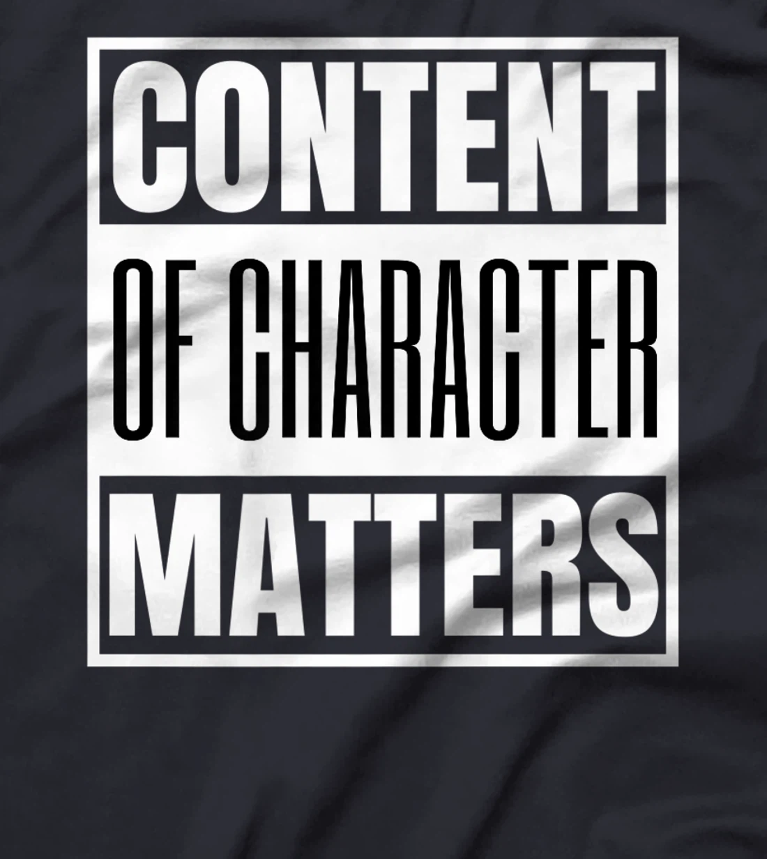 Content of Character Matters Conservative Trump Uncle Tom Premium T-Shirt