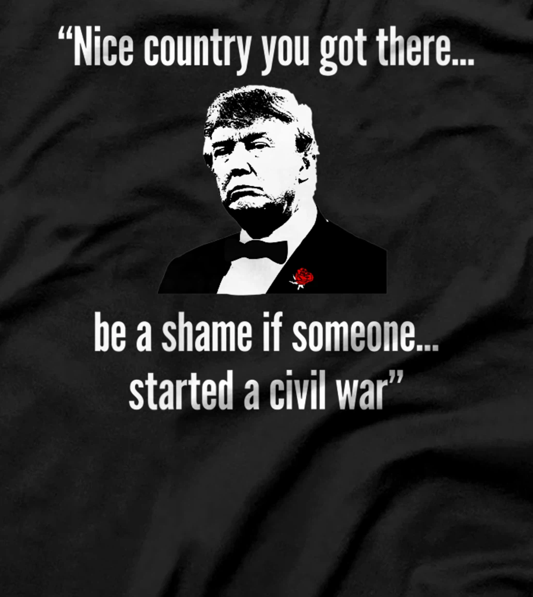 Anti Trump, Civil War Funny Political Parody, Crime Style Premium T-Shirt