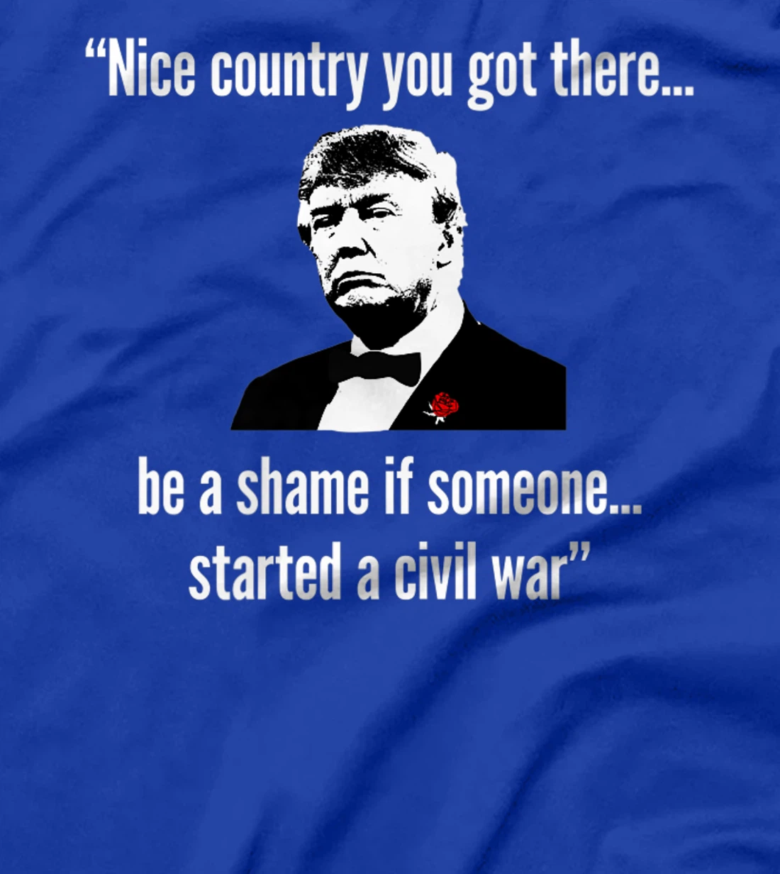 Anti Trump, Civil War Funny Political Parody, Crime Style Premium T-Shirt