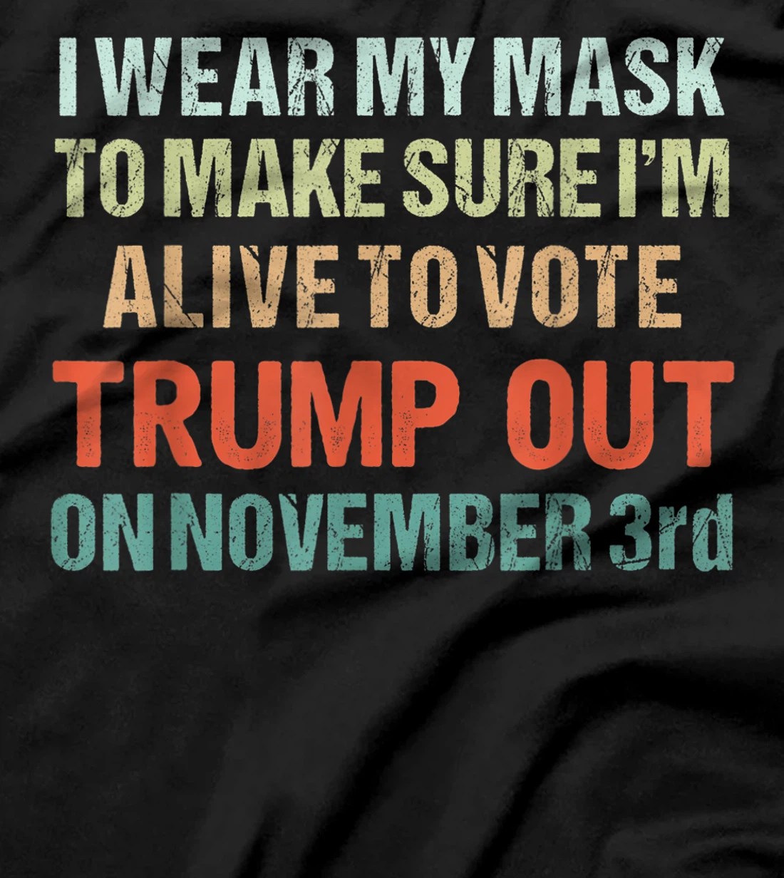 I Wear My Mask Because I'm Not A Trump Supporter Anti Trump T-Shirt