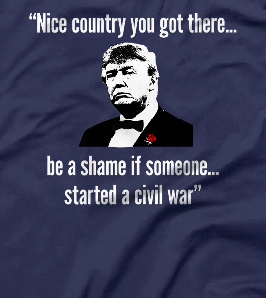 Anti Trump, Civil War Funny Political Parody, Crime Style Premium T-Shirt
