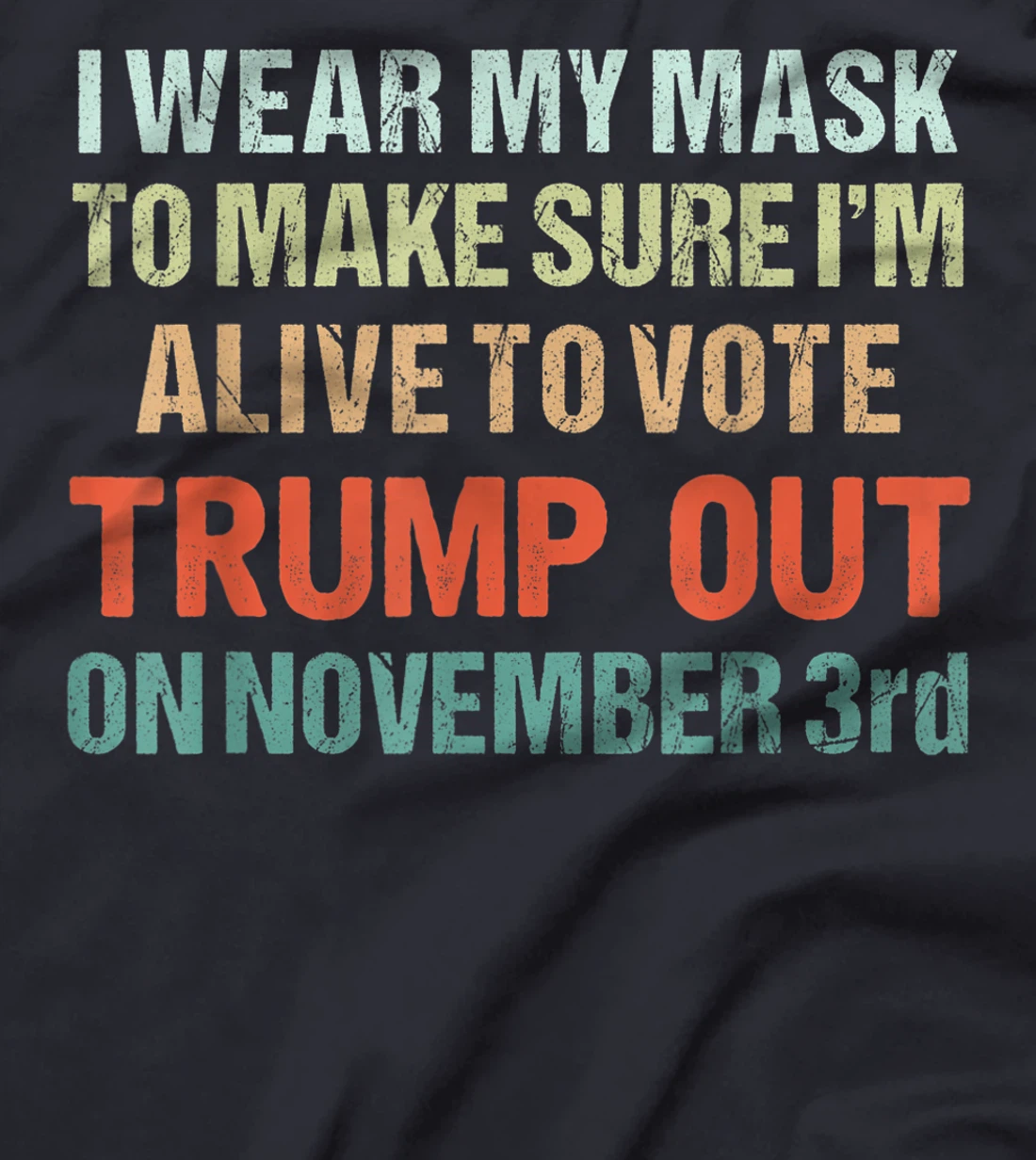I Wear My Mask Because I'm Not A Trump Supporter Anti Trump T-Shirt