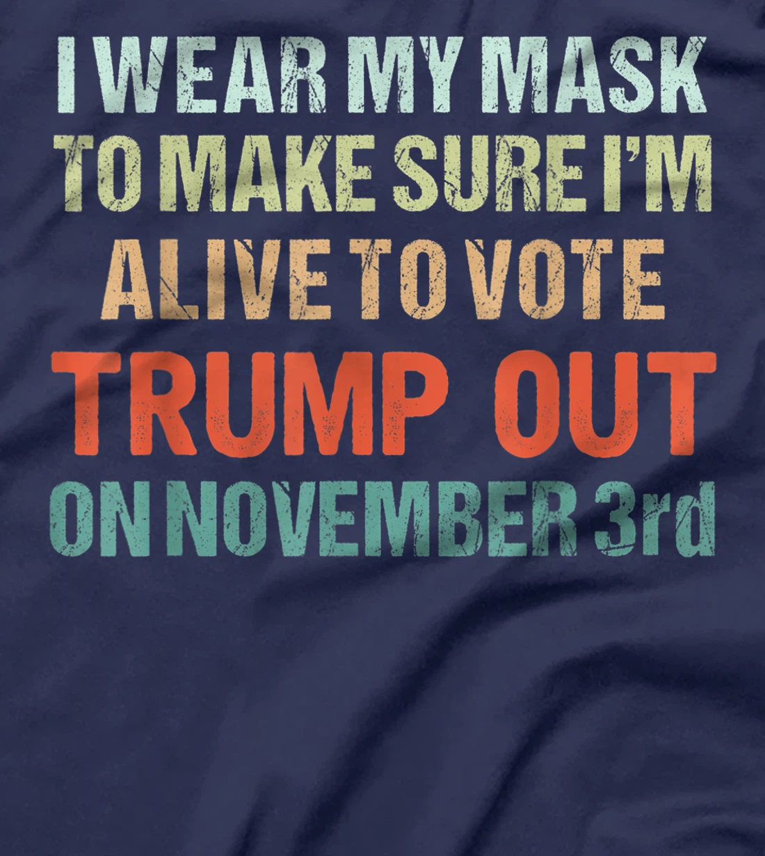 I Wear My Mask Because I'm Not A Trump Supporter Anti Trump T-Shirt