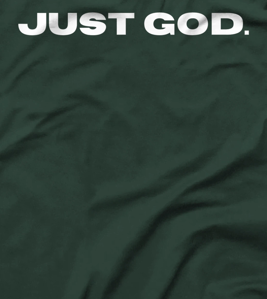 Mens Just God Christian tees T-Shirt