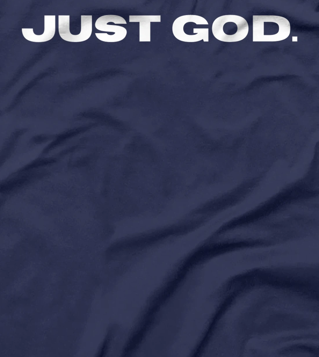 Mens Just God Christian tees T-Shirt