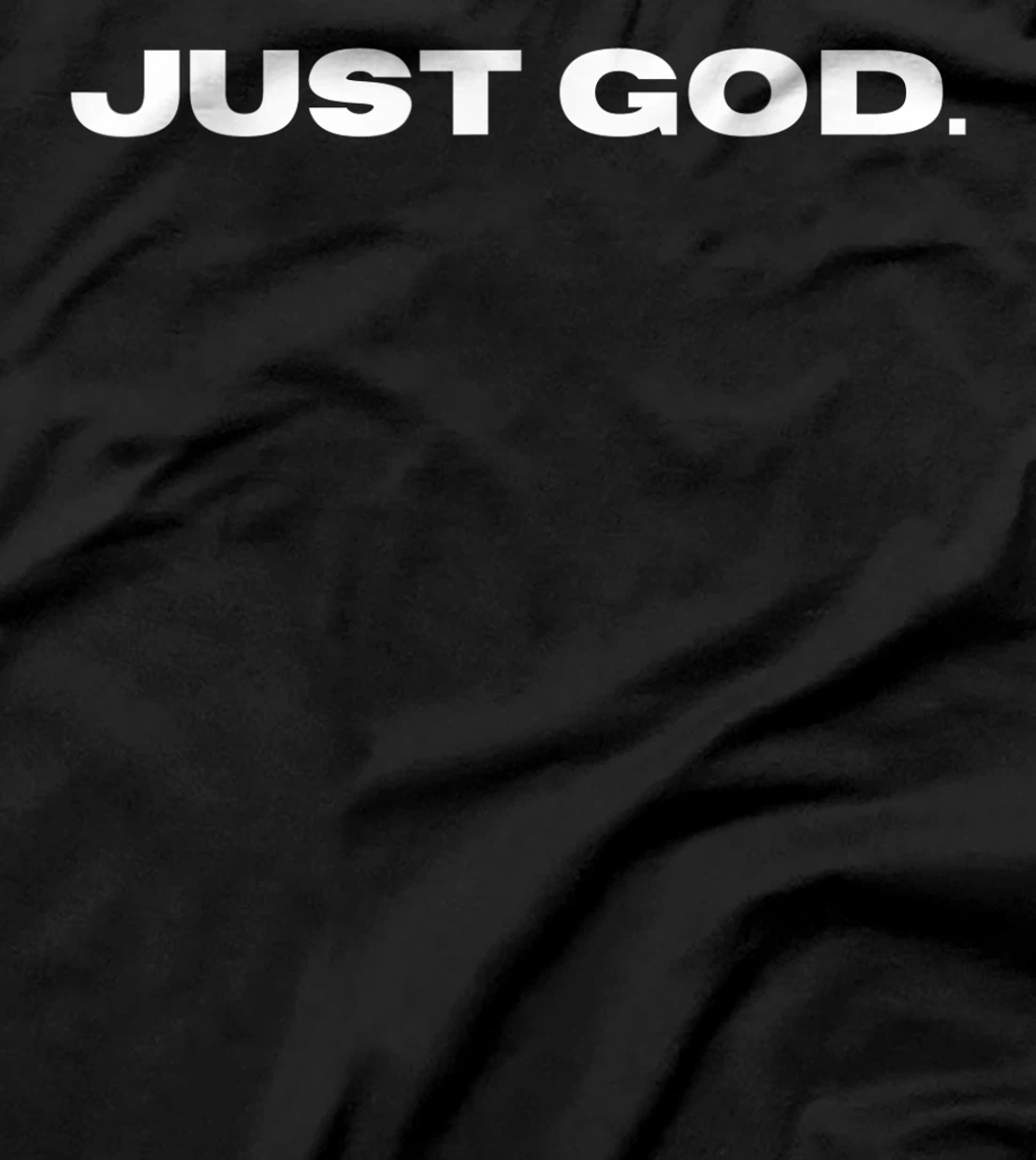 Mens Just God Christian tees T-Shirt