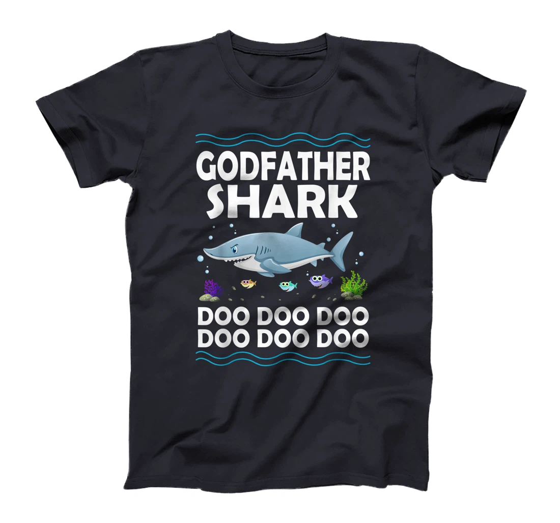 Godfather Shark T-Shirt Doo Doo Funny Baby Mommy Kids T-Shirt