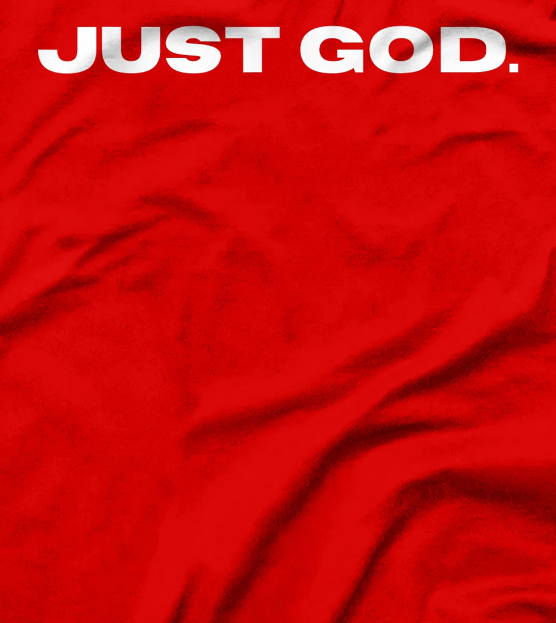 Mens Just God Christian tees T-Shirt