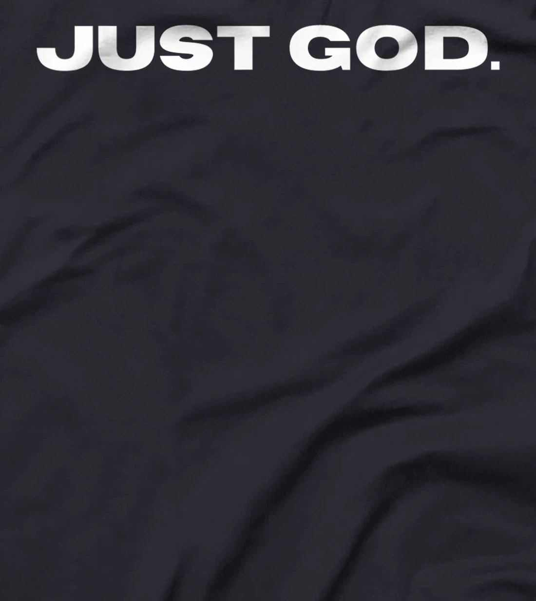 Mens Just God Christian tees T-Shirt