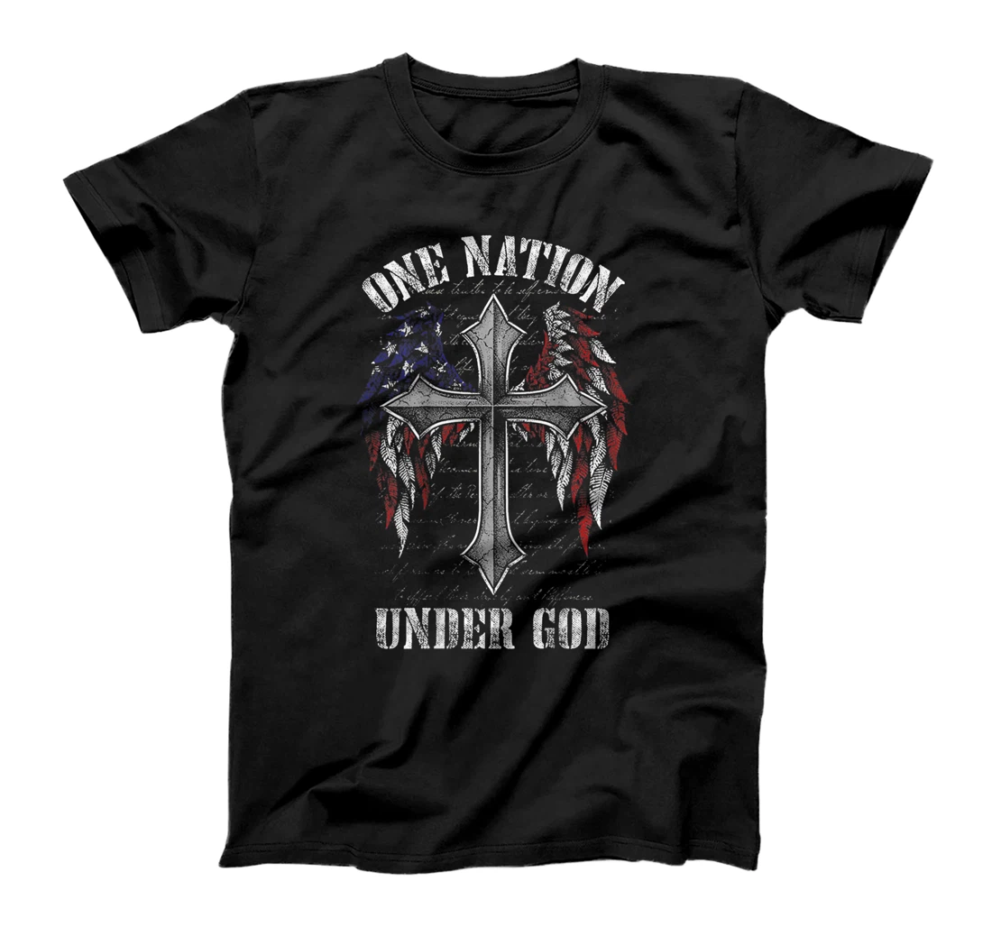 One Nation Under God (on back) T-Shirt