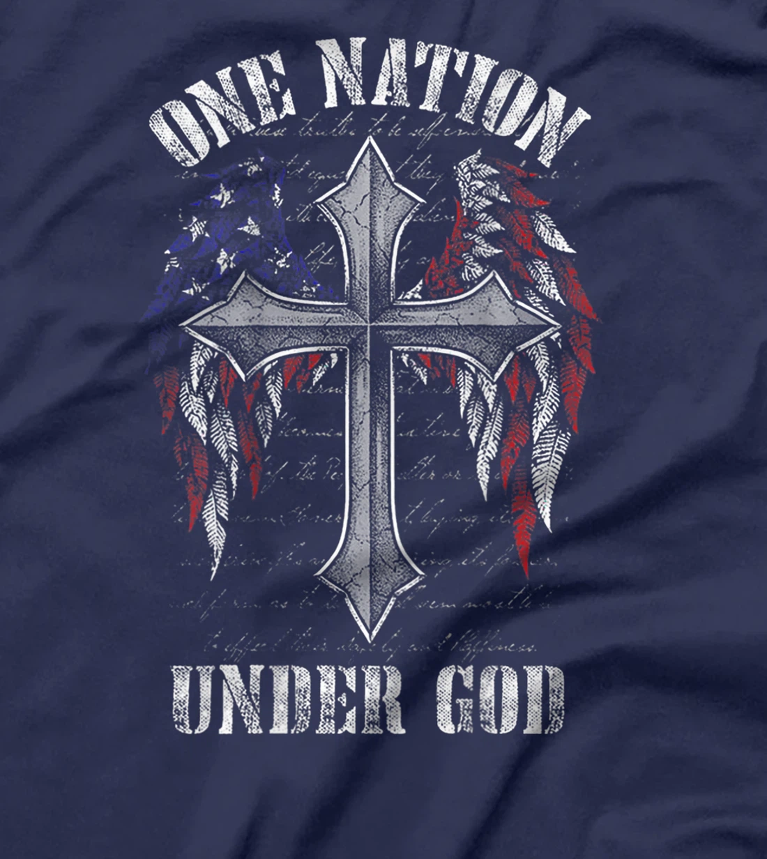 One Nation Under God (on back) T-Shirt