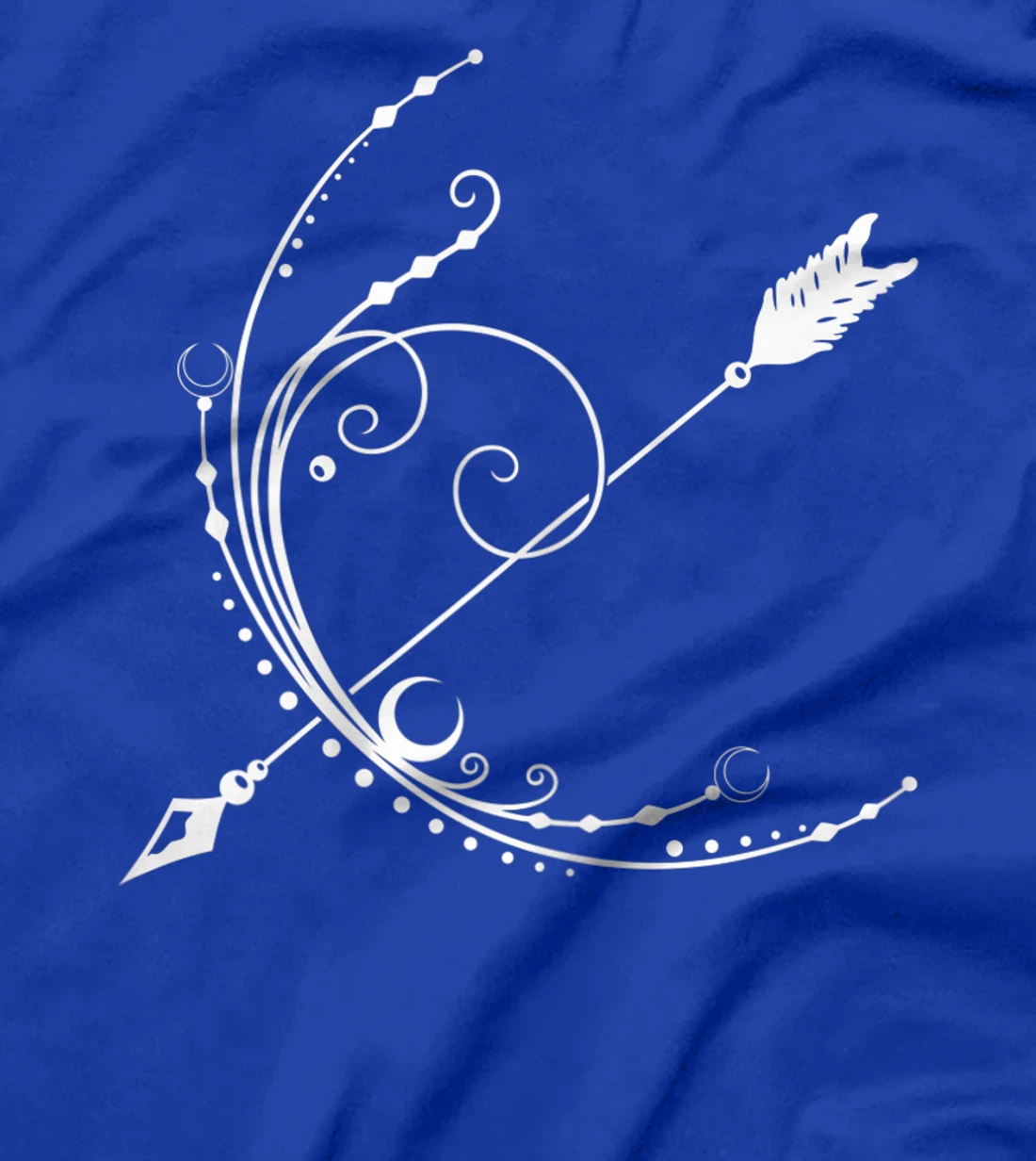 Womens Bow Arrow for Moon Goddess feminine Wicca Pagan Gift Idea T-Shirt