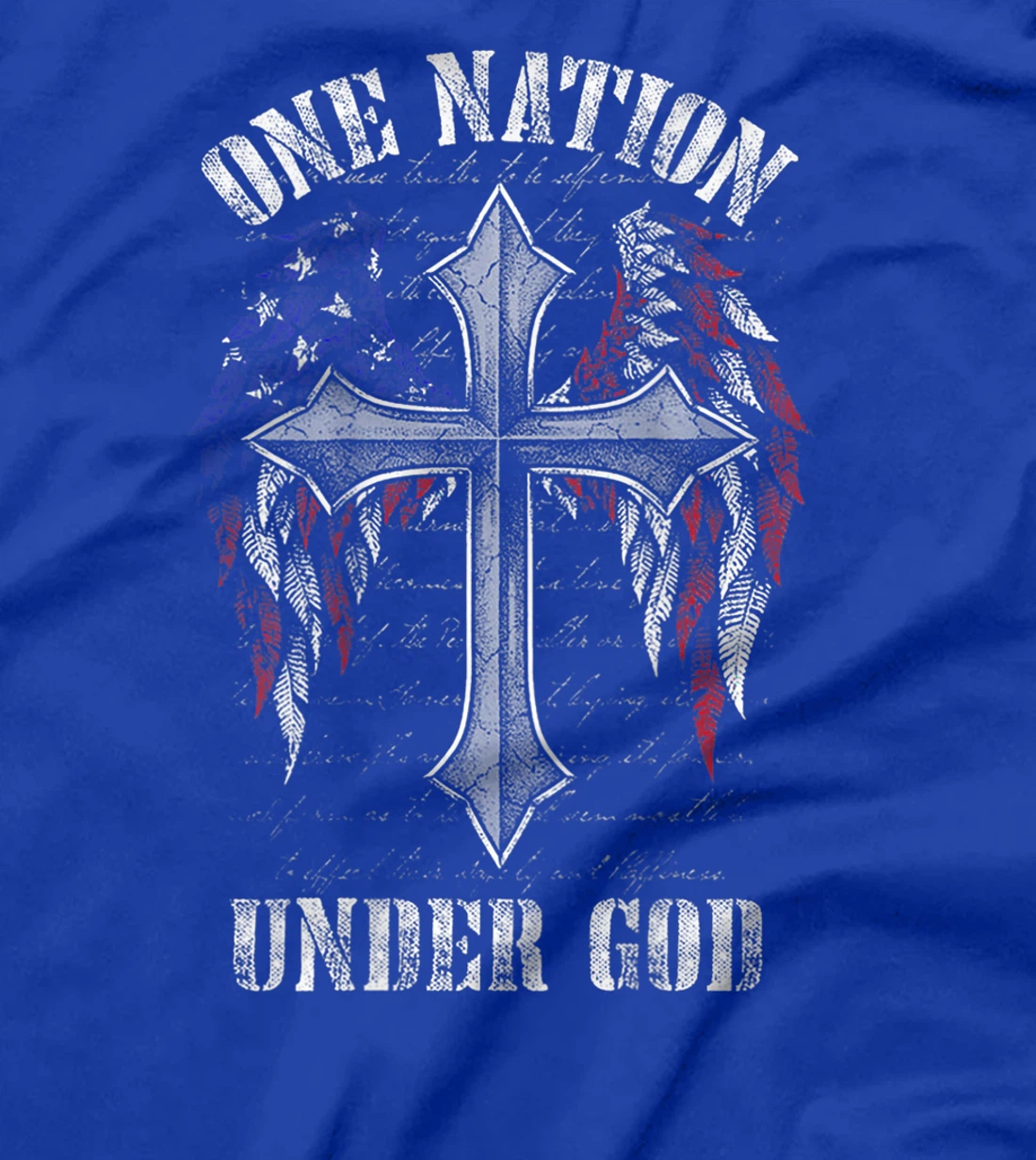 One Nation Under God (on back) T-Shirt