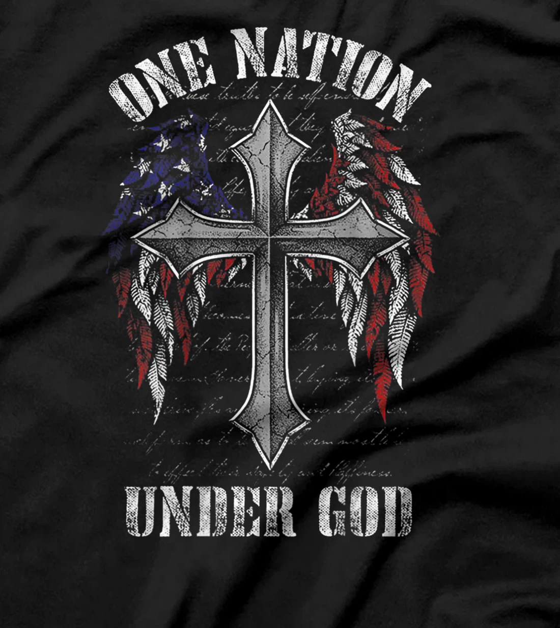 One Nation Under God (on back) T-Shirt