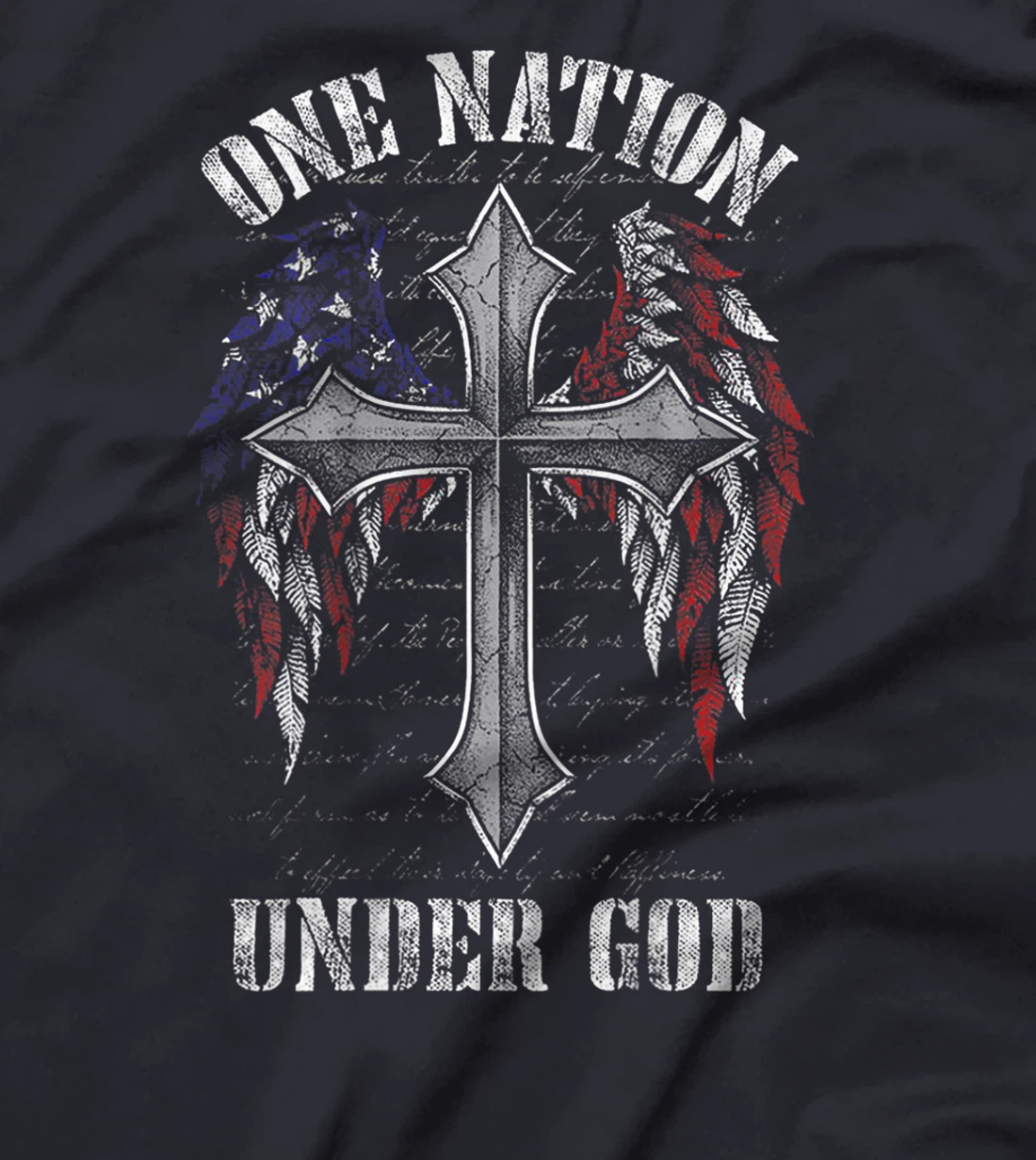 One Nation Under God (on back) T-Shirt