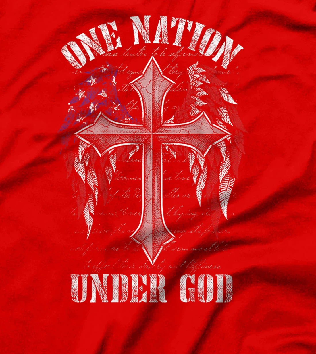 One Nation Under God (on back) T-Shirt