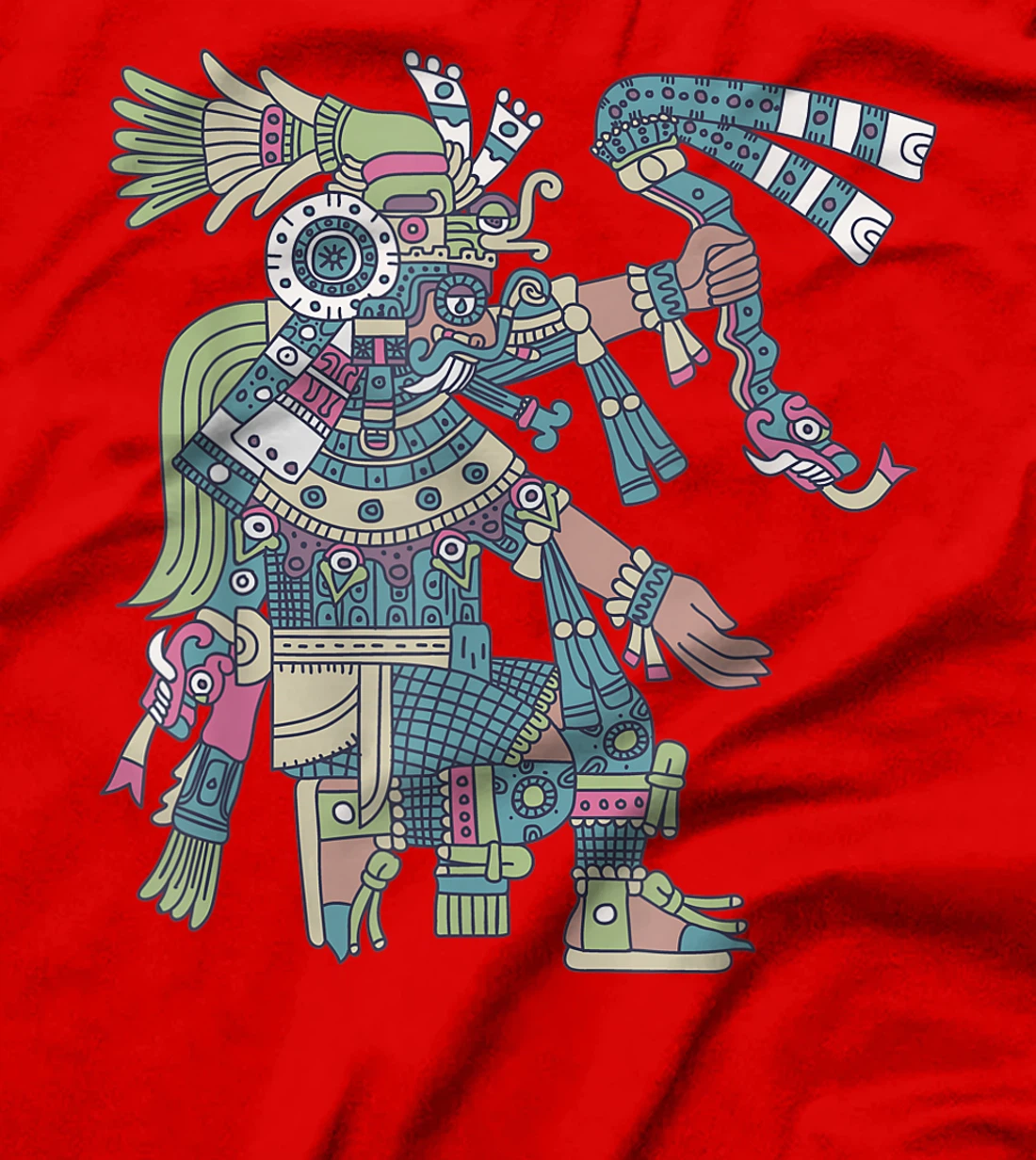 Tlaloc - Aztec God of Rain - Aztec Deity T-Shirt