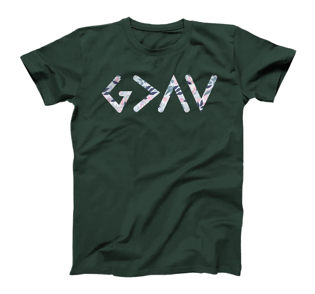 God Is Greater Than The Highs And Lows Tattoo Artist T-Shirt