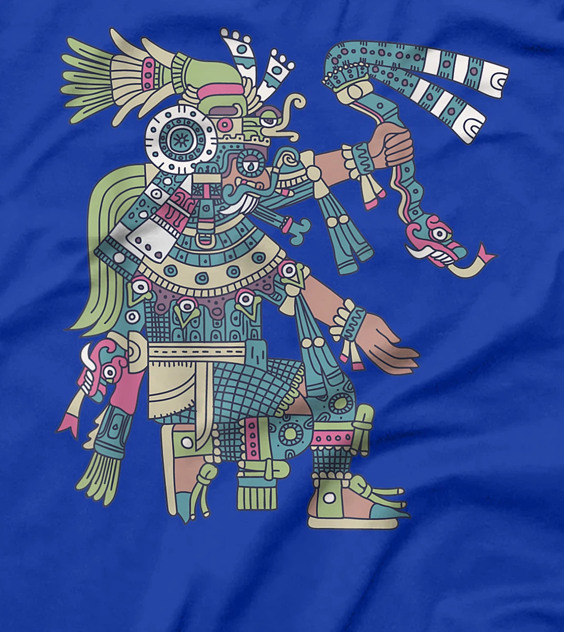 Tlaloc - Aztec God of Rain - Aztec Deity T-Shirt