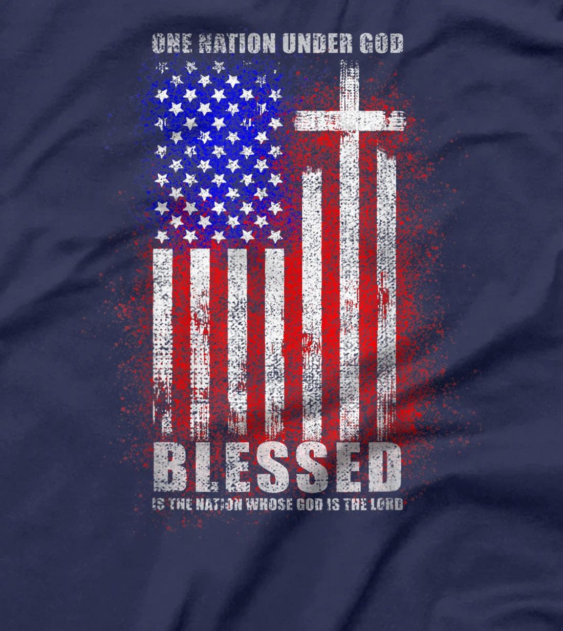 One Nation Under God Christian Jesus T-Shirt