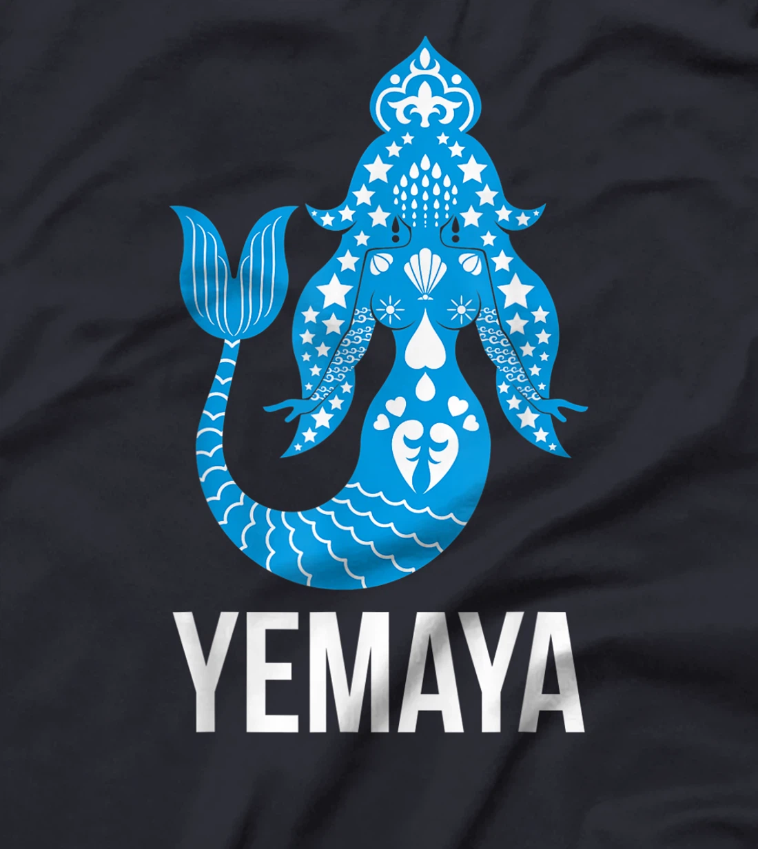 Santeria Yoruba African Goddess Veve Orisha Yemaya T-Shirt