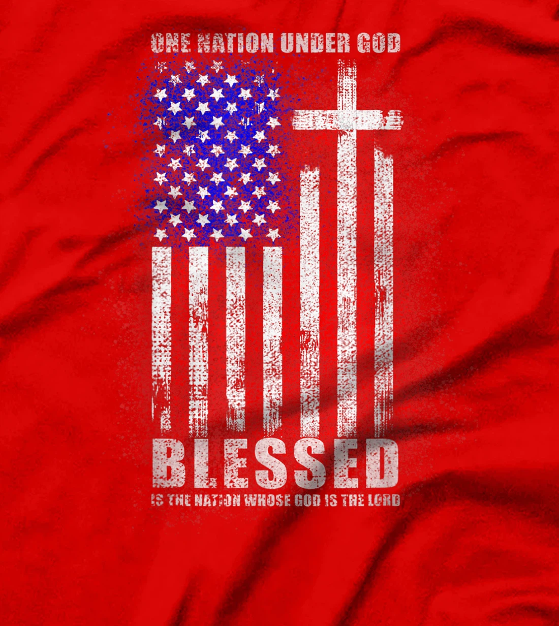 One Nation Under God Christian Jesus T-Shirt