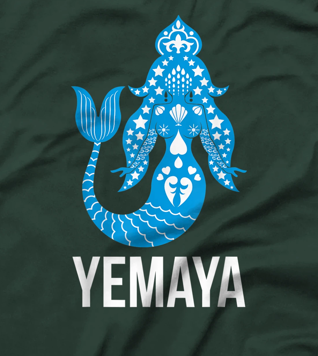 Santeria Yoruba African Goddess Veve Orisha Yemaya T-Shirt