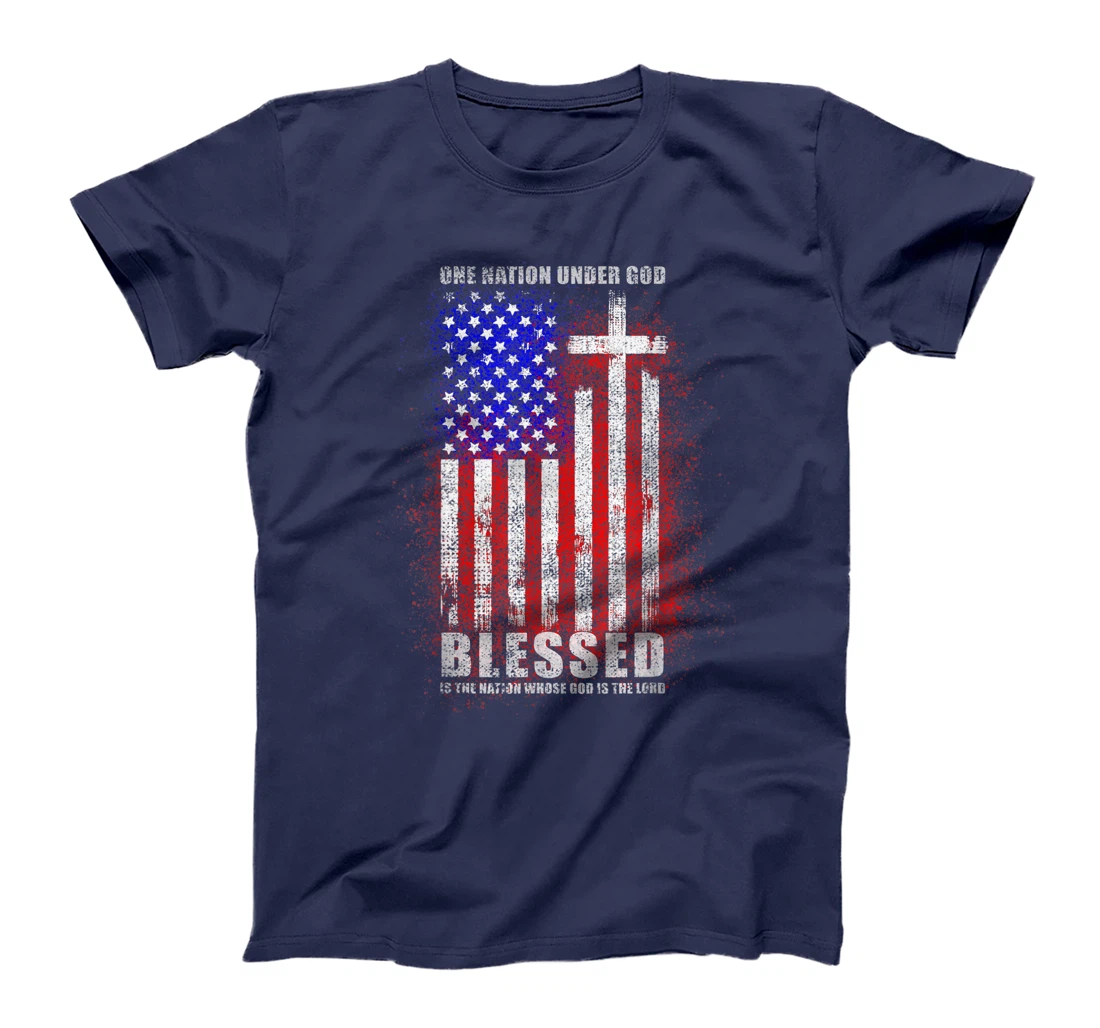 One Nation Under God Christian Jesus T-Shirt