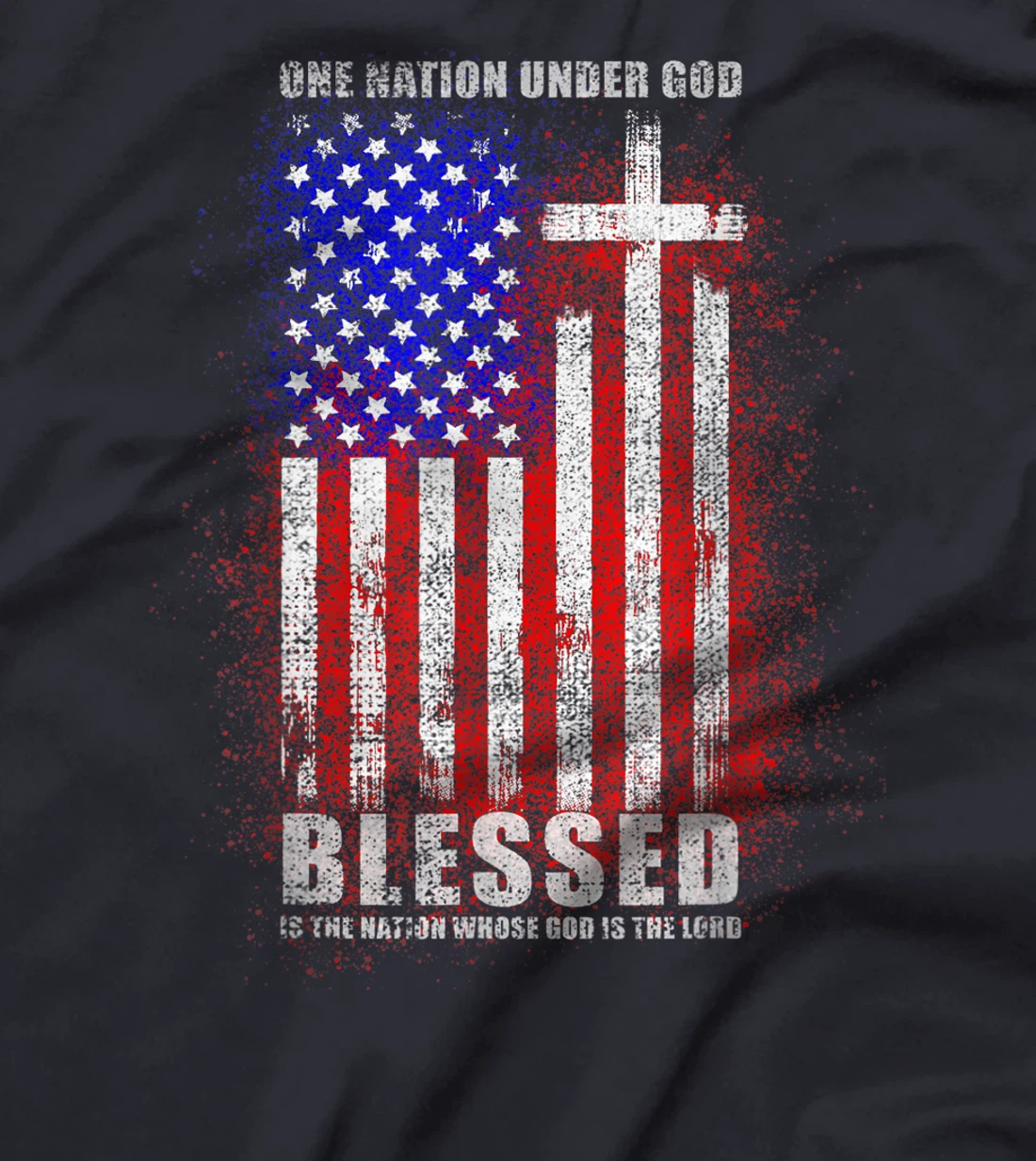 One Nation Under God Christian Jesus T-Shirt