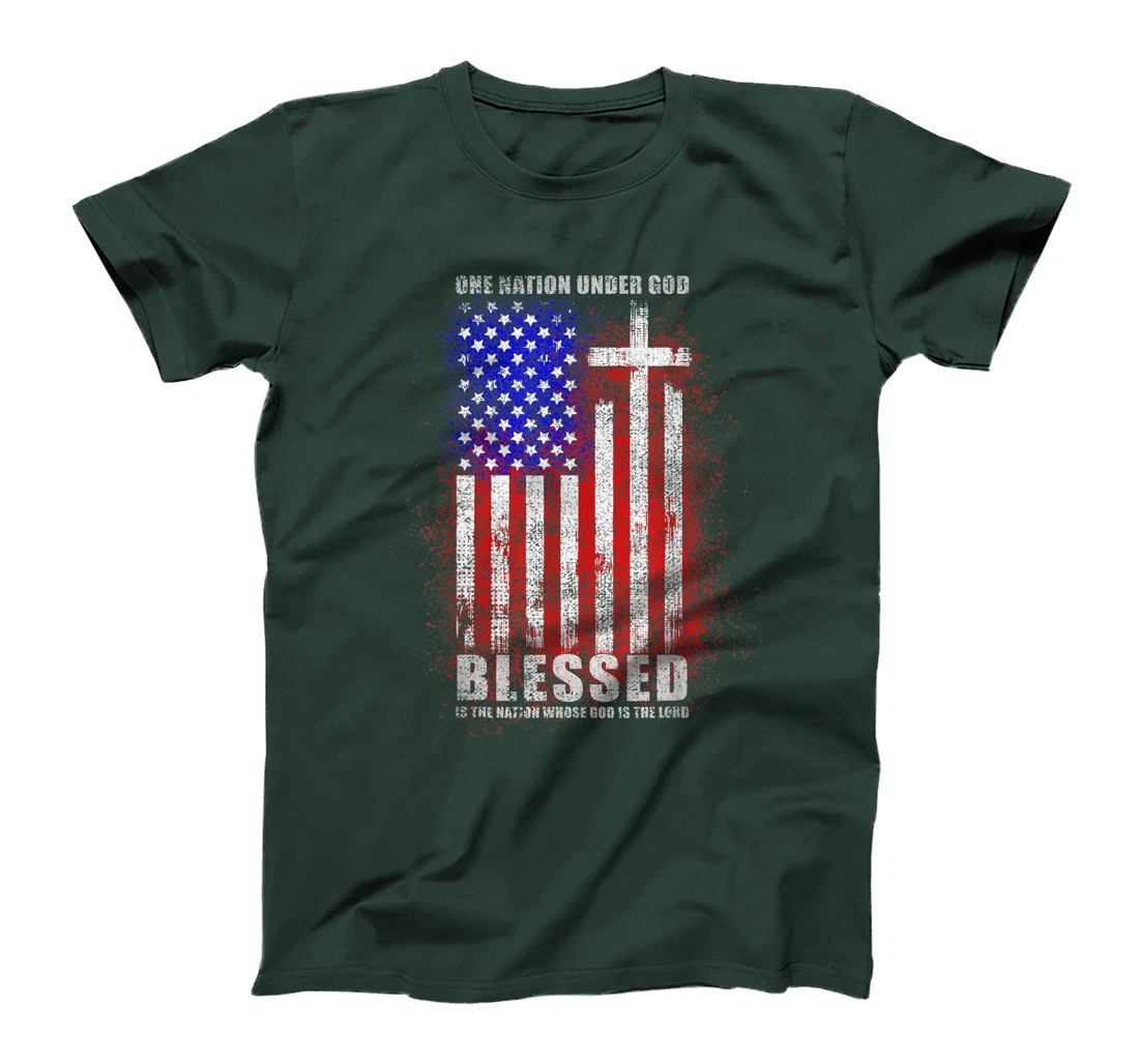 One Nation Under God Christian Jesus T-Shirt