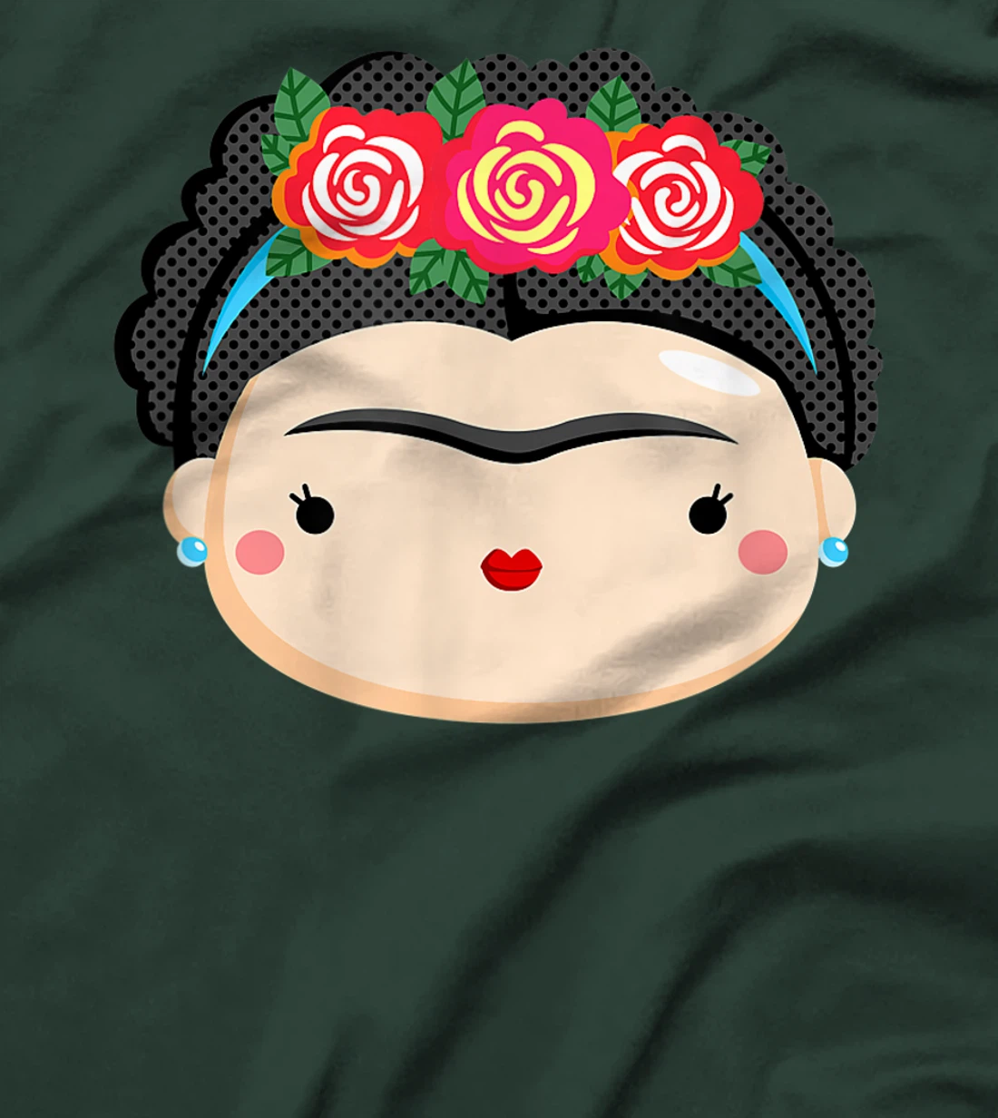 Frida Cartoon Mexican Goddess Gift Frida T-Shirt