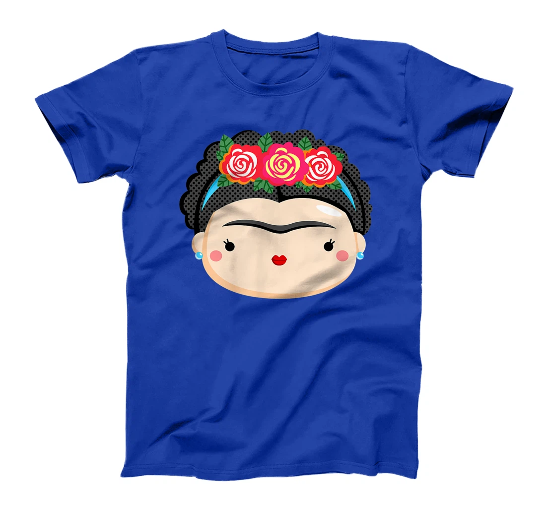 Frida Cartoon Mexican Goddess Gift Frida T-Shirt