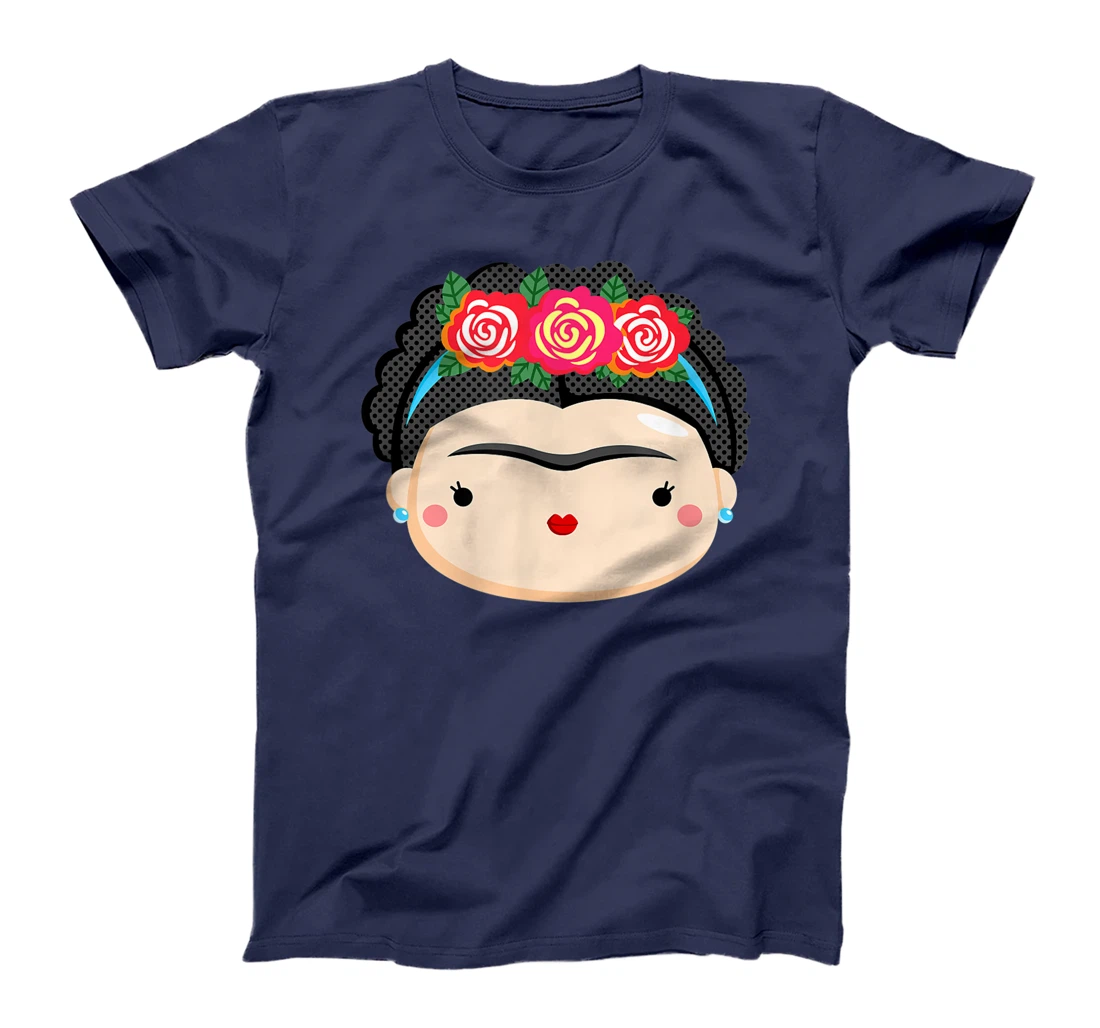 Frida Cartoon Mexican Goddess Gift Frida T-Shirt