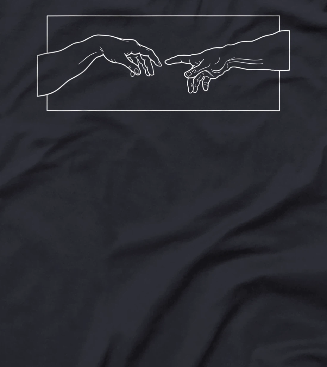 Creation of Adam Hands Aesthetic Michelangelo Touch Of God T-Shirt