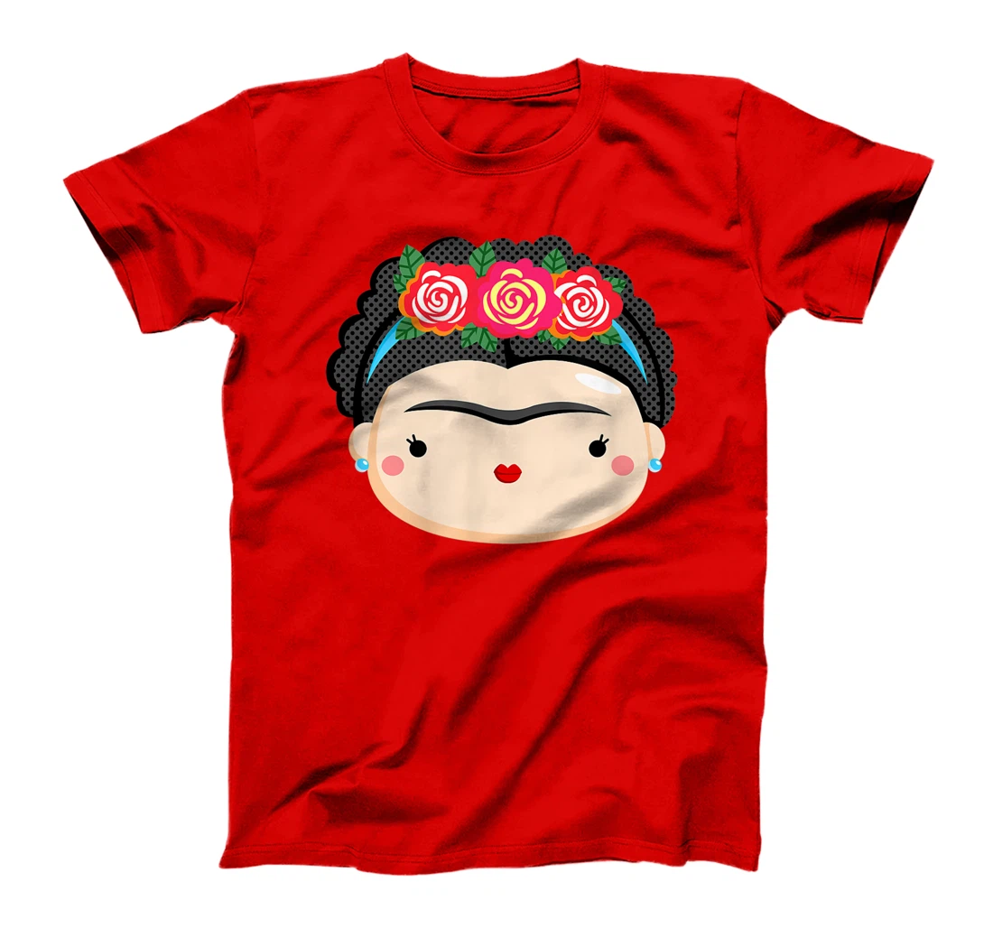 Frida Cartoon Mexican Goddess Gift Frida T-Shirt