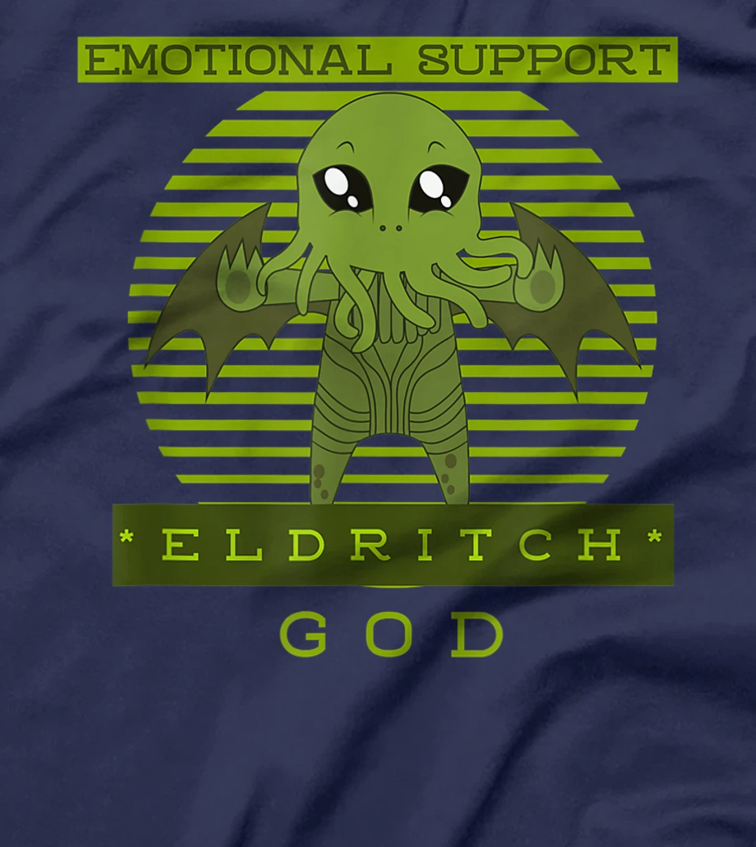Retro 5e Dungeons Emotional Support Eldritch God Warlock Tee T-Shirt