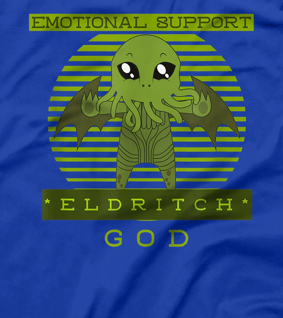 Retro 5e Dungeons Emotional Support Eldritch God Warlock Tee T-Shirt