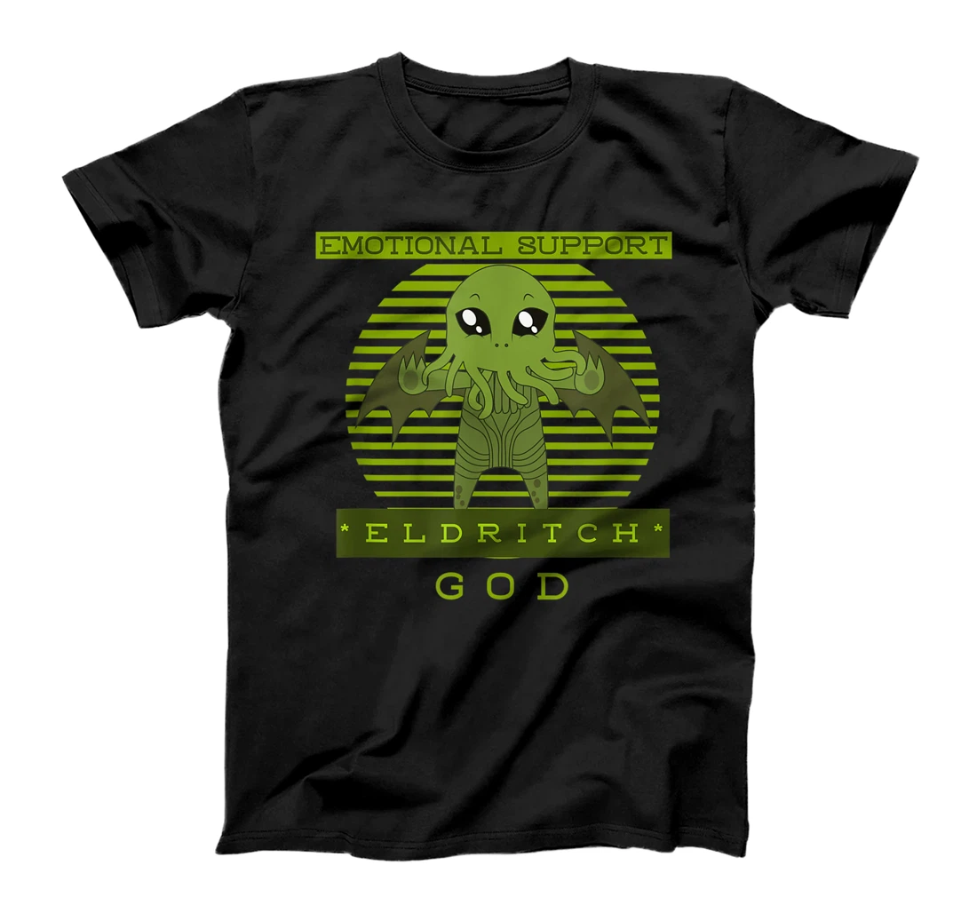 Retro 5e Dungeons Emotional Support Eldritch God Warlock Tee T-Shirt