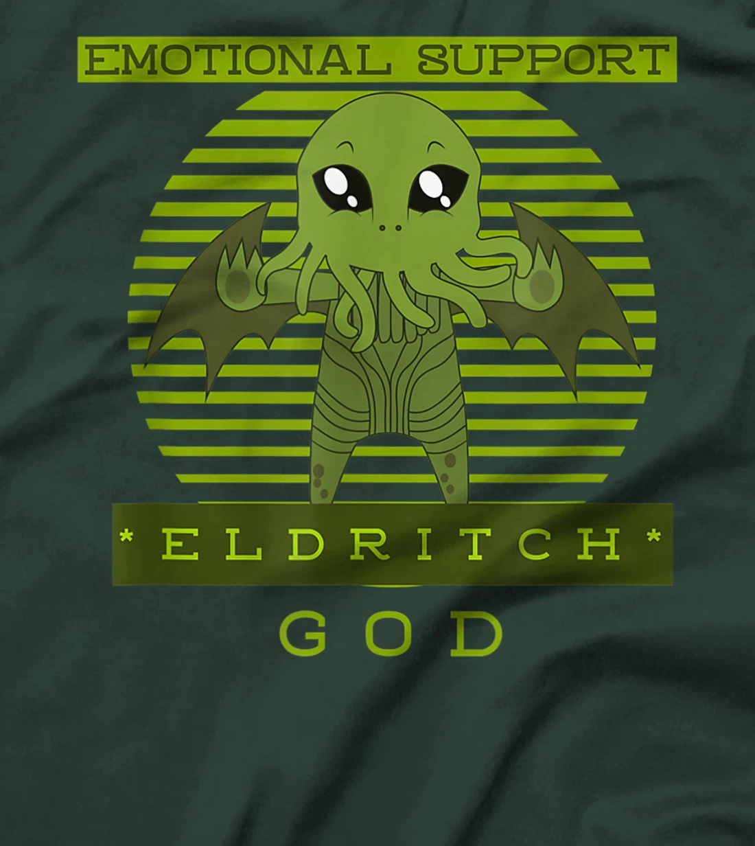 Retro 5e Dungeons Emotional Support Eldritch God Warlock Tee T-Shirt
