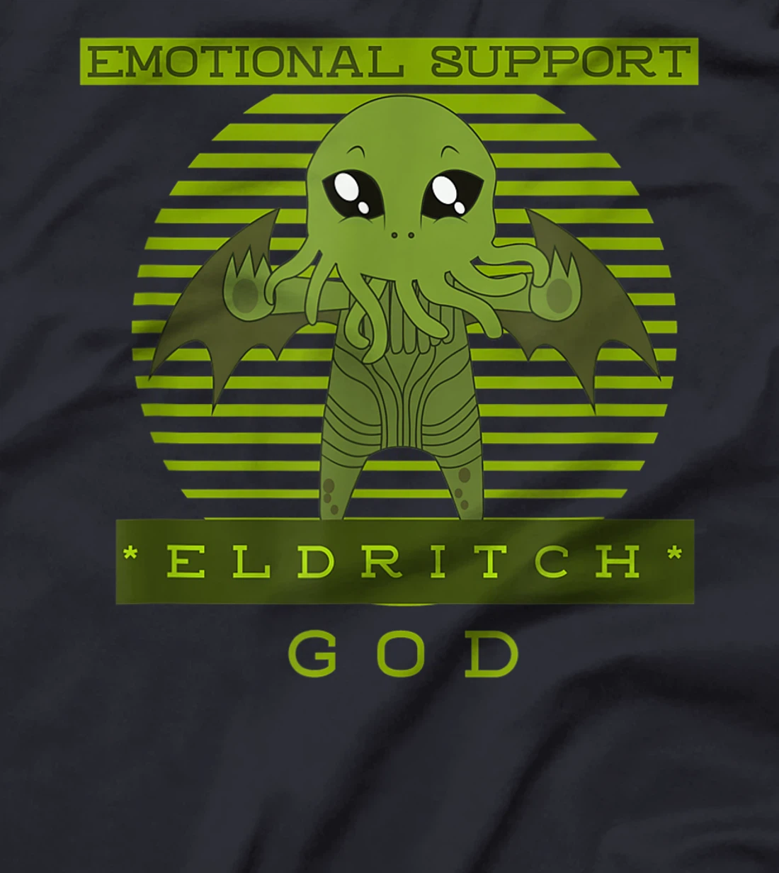 Retro 5e Dungeons Emotional Support Eldritch God Warlock Tee T-Shirt